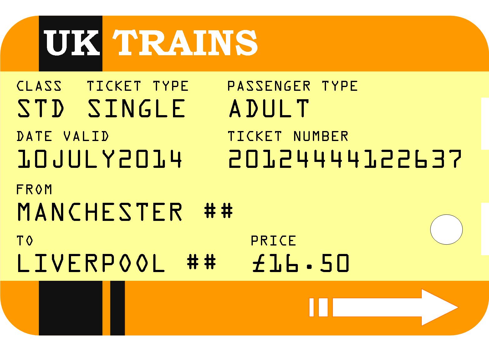 Train ticket