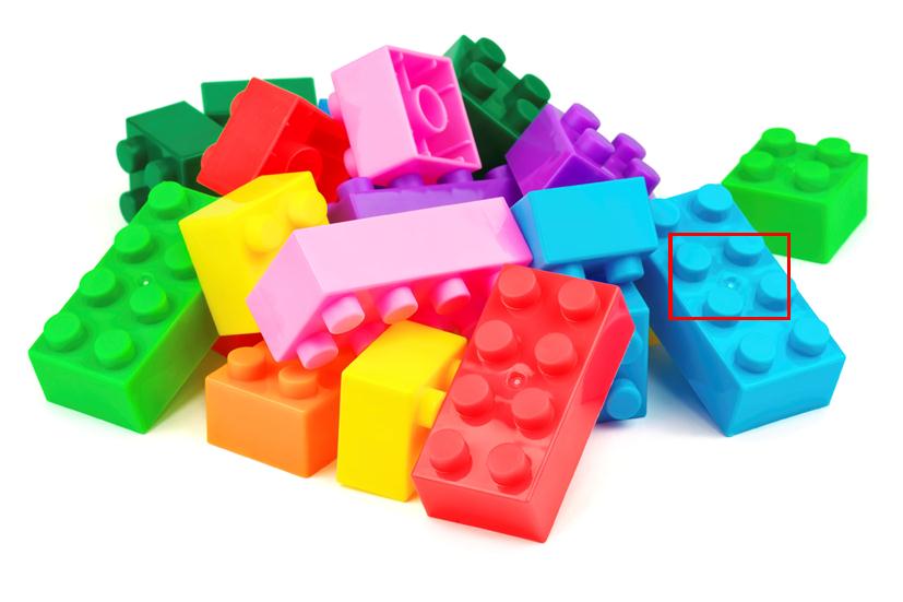 Toy building brick